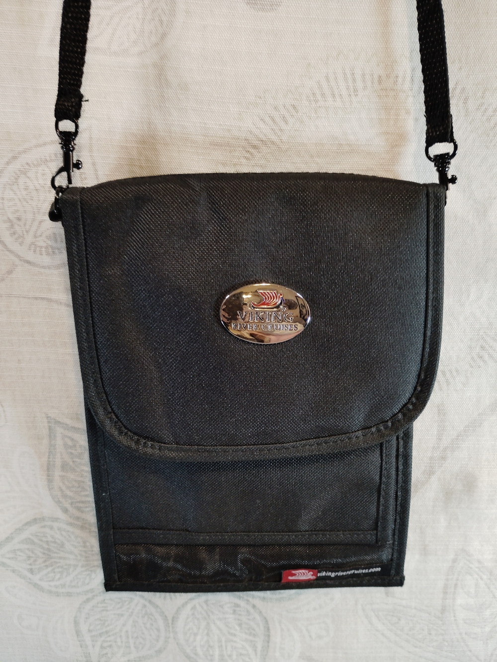 Black Crossbody Passport /Travel Documents Pouch